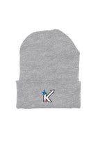 Load image into Gallery viewer, Kozmo Stars Skull-warmer Beanie Grey