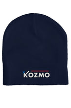 Load image into Gallery viewer, Full Kozmo Head Wrap Skull-Warmer Beanie Navy